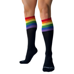 Barcode Berlin Chaussettes hautes Pride Football Noires
